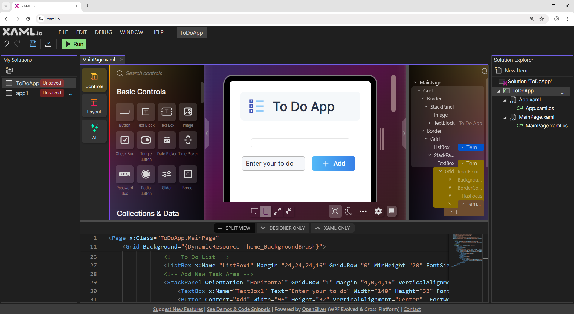 Featured image of post XAML.io: a .NET IDE That Runs in the Browser, With No Backend